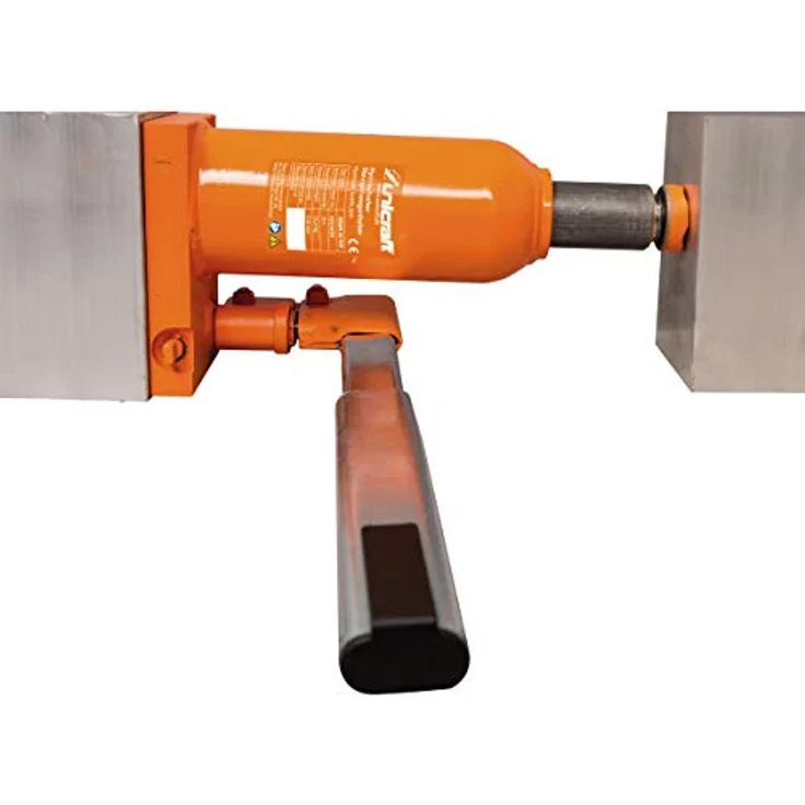 Unicraft Hydraulischer Stempelwagenheber HSWH 20 TOP, Tragkraft 20 t, Hub 150 mm, horizontal verwendbar, mit ausdrehbarer Hebesäule und kippfester Fußplatte – Bild 3