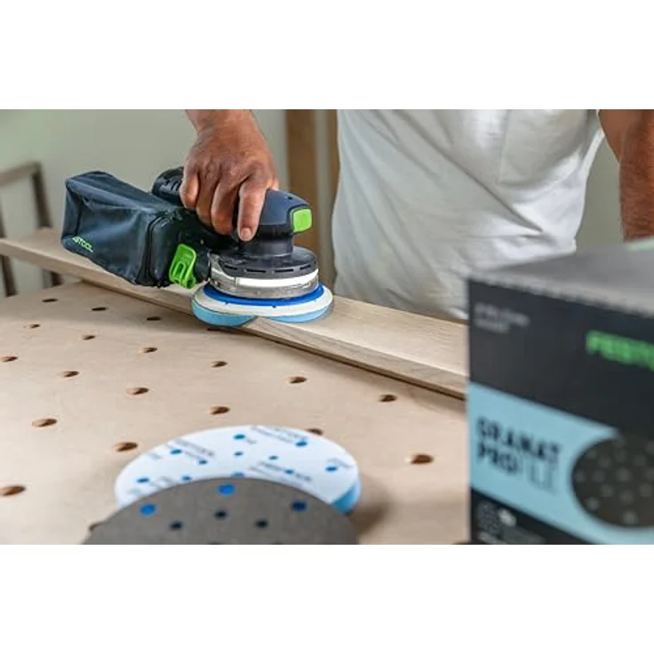 Festool Schleifmittel Granat PROfile D150 S GR PRO/10, Schleifblatt Ø 150 mm, Körnung P500-P600 für Maler und Schreiner – Bild 4