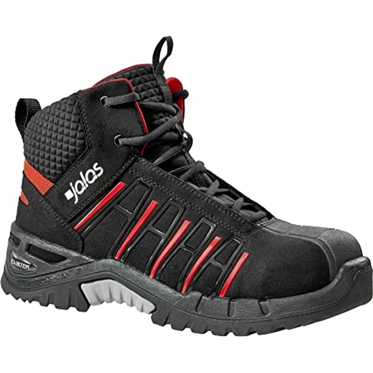 Ejendals AB EXALTER 9975 Sicherheitsstiefel S3, halbhoch, schwarz, mit Aluminium-Zehenkappe und Vibram-Laufsohle, EN ISO 20345:2011, SRC HRO – Bild 4
