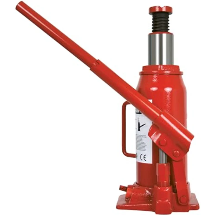 Carpoint Hydraulischer Wagenheber 10 Tonnen, Tragfähigkeit bis 10.000 kg, Hubhöhe 240-480 mm, für Auto, Caravan, Anhänger – Bild 7