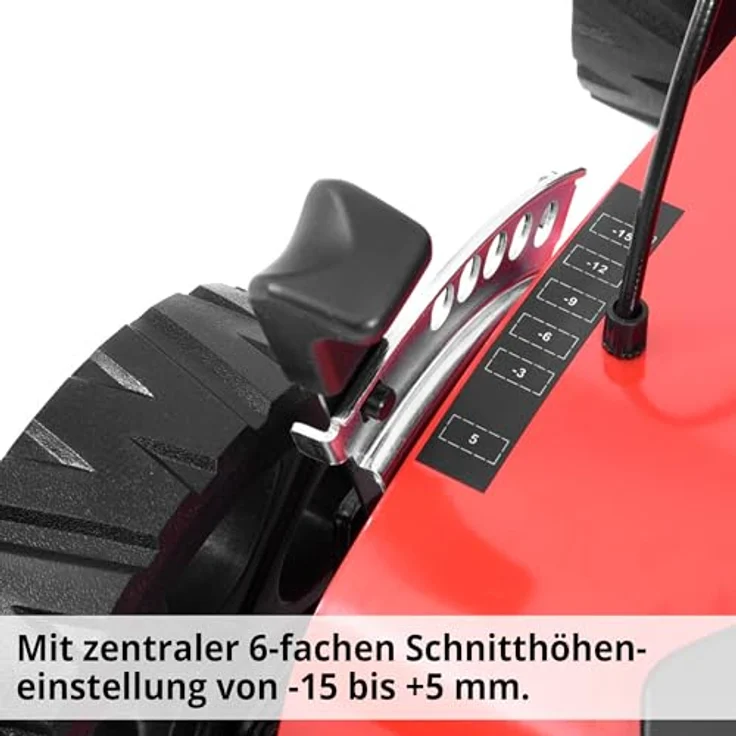 HECHT Benzin Vertikutierer 5644, 4-Takt-Motor mit 42 cm Arbeitsbreite, 2 Walzen und 45-Liter-Fangkorb – Bild 6
