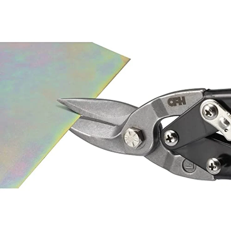 Toolcraft TO-7897161 Figuren-Blechschere linksschneidend, Schneidleistung max. 1 mm, Abrutschschutz, 2-Komponenten-Griff – Bild 3