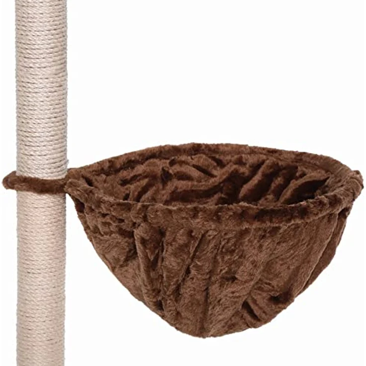 lionto Liegemulde für Kratzbäume 40 cm Durchmesser, 25 cm Tiefe braun – Bild 1