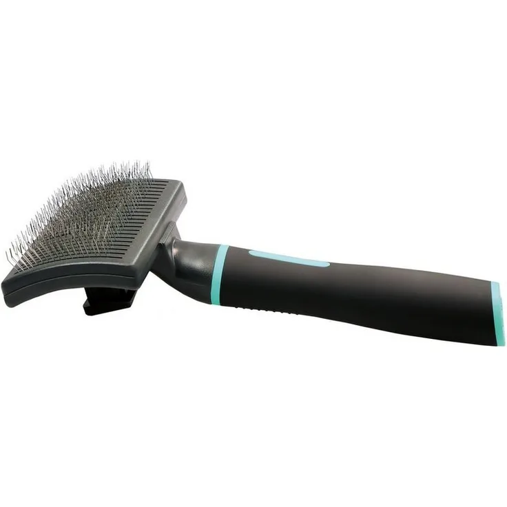 Zolux Fellbürste Hunde Automatik Zupfbürste, Metall, Fellpflegewerkzeug für alle Felltypen, in S/M/L erhältlich