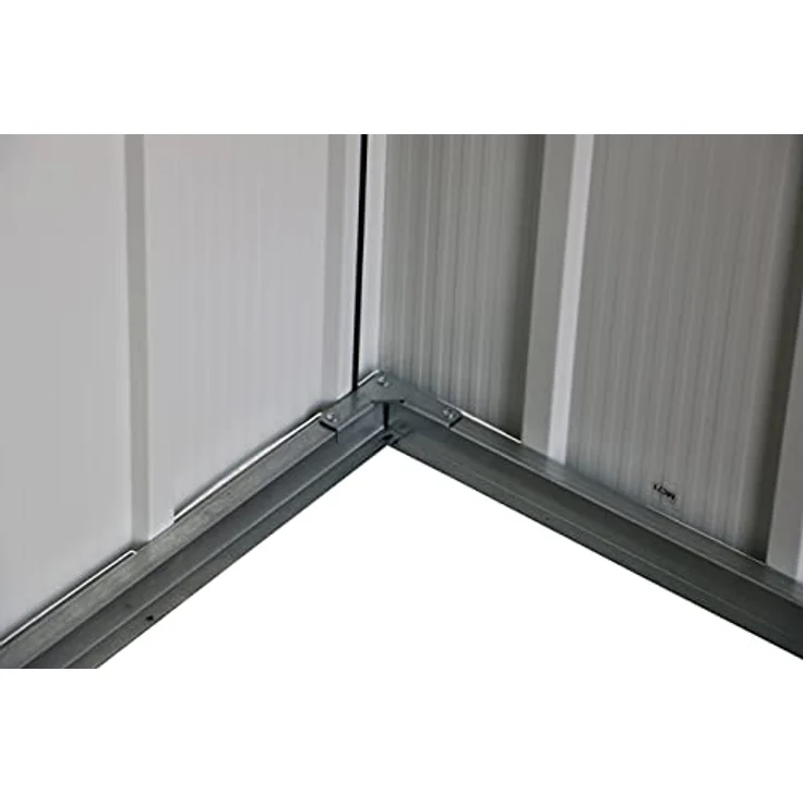 Duramax Metall Gartenhaus 202x174 Geräteschuppen Garten Gerätehaus Schiebetüren, H. 181 x B. 202 x T. 174 cm, Metall – Bild 14