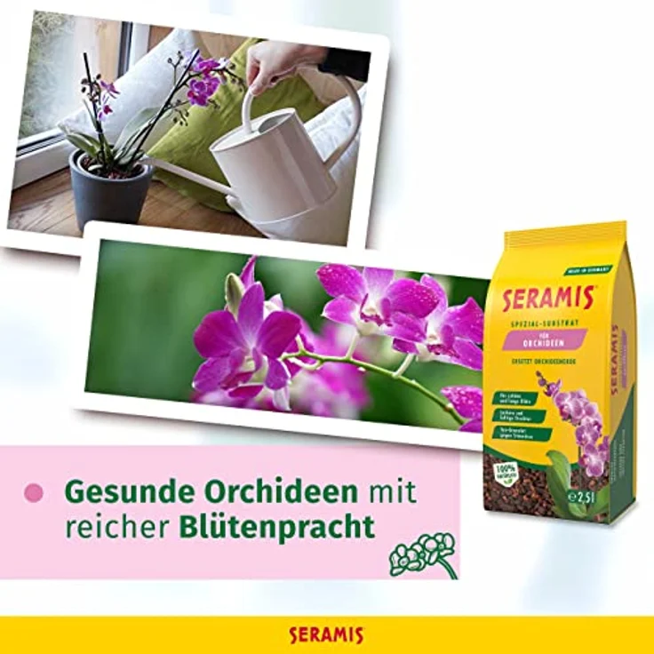 Stroetmann SERAMIS Spezial-Substrat für Orchideen 2,5 L – Bild 5