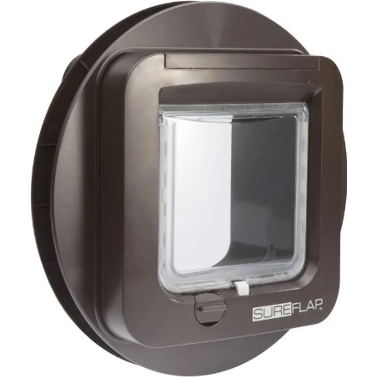 Sureflap Katzenklappen-Montageadapter für Mikrochip Katzenklappen, Einbau in Glas & Wände, Durchmesser 285 mm – Bild 2