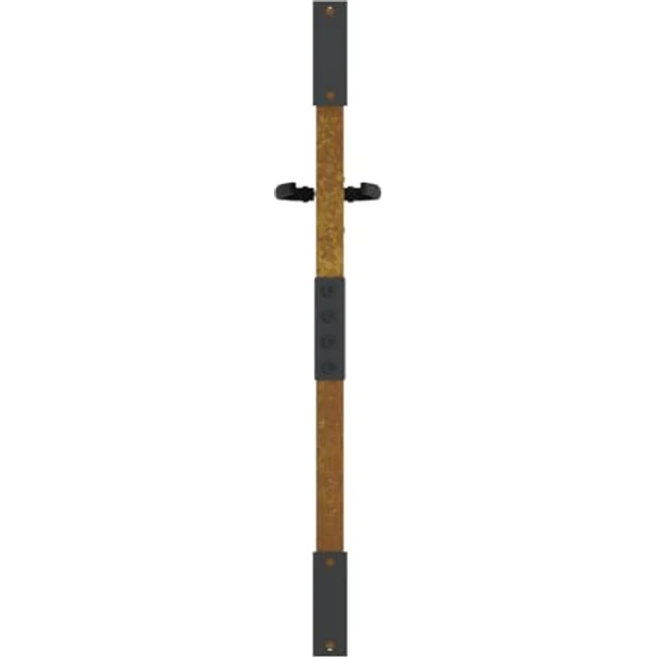 vidaXL Gartentor 85x100 cm Cortenstahl Gras-Design Abschließbar Zauntor in Rost-Optik – Bild 5