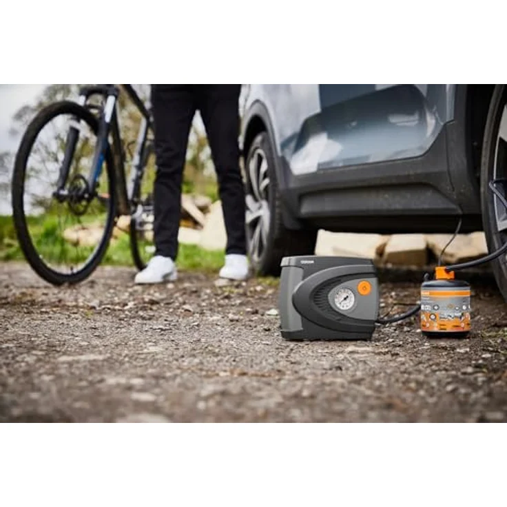 Osram TYREseal Kit Essential, Reifenkompressor mit Dichtmittel (0.45 l), repariert Reifenschäden bis 6 mm, umweltfreundlich und einfach zu handhaben, inkl. Aufbewahrungstasche – Bild 11