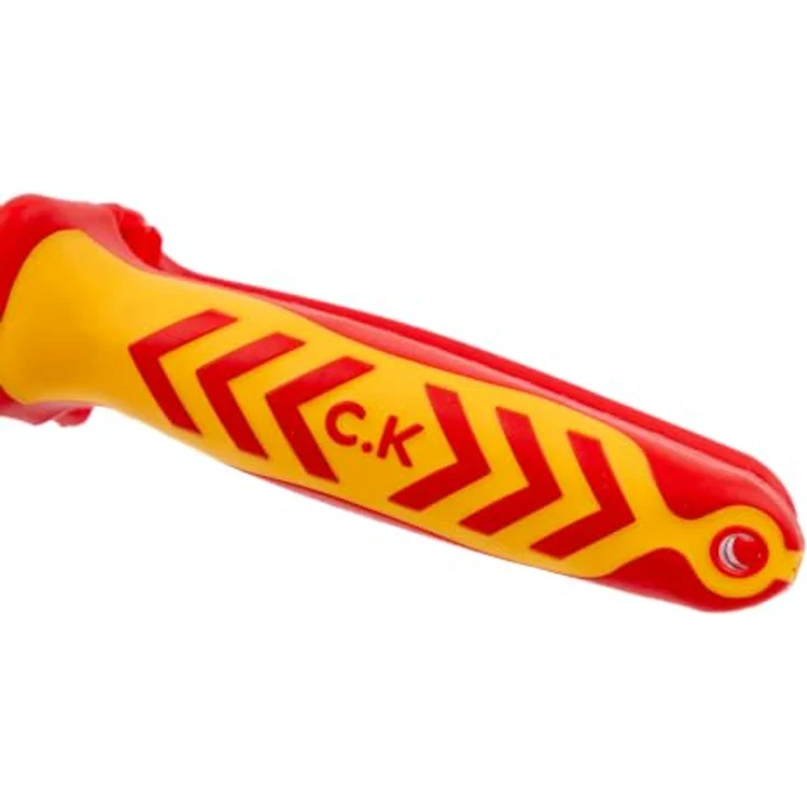 C.K T3910 210-RND, Elektronik- u. Feinmechanik Multifunktionszange, 210 mm, rot – Bild 5
