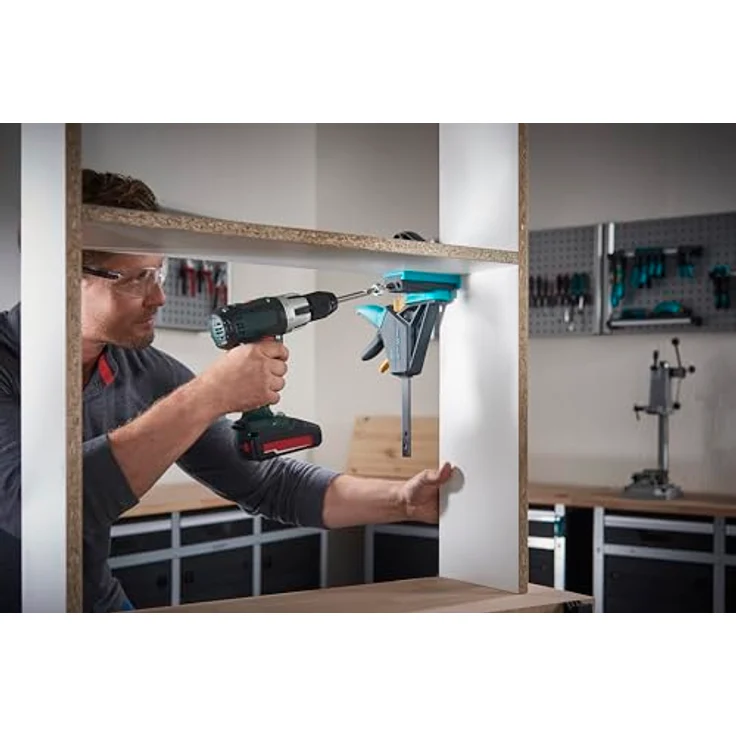 wolfcraft Undercover Jig-Set TX, Komplettset für präzise Taschenbohrungen und versteckte Holzverbindungen – Bild 5