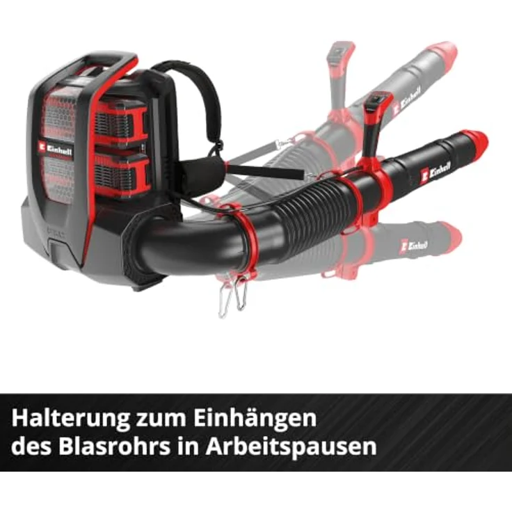 Einhell Akku-Laubbläser GP-LB 36/280 Li E BL-Solo, leistungsstarker Laubsauger mit 36V Akku und hohem Luftstrom – Bild 9
