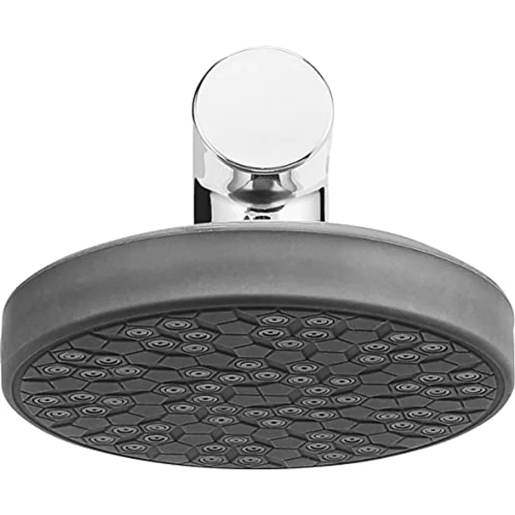 Cornat Handbrause "Valongo" - 110 mm Kopfdurchmesser - verchromt/grau - 3 Strahlarten: Normal- & Massagestrahl - Anti-Kalk & Wasserspareinsatz / ECO-Brausekopf für Dusche & Badewanne / TECB3480 – Bild 4