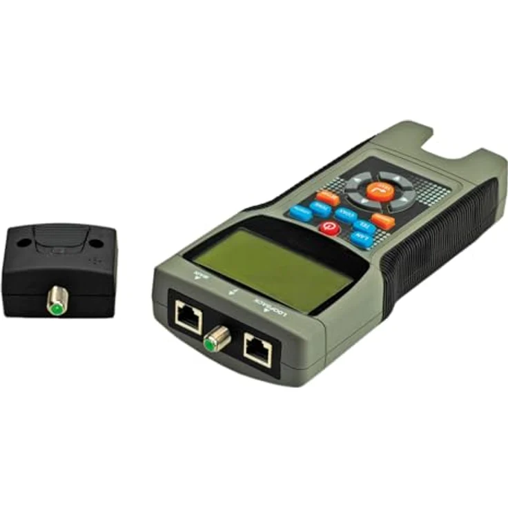 Value Netzwerkkabel Multifunktionstester, kompaktes Multimeter für COAX, CAT5 und CAT6 mit übersichtlichem Display und intuitiven Navigationstasten – Bild 4