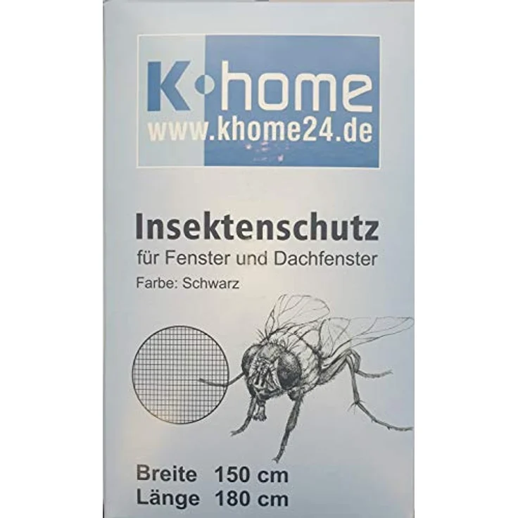 Insektenschutz Fliegengitter für Dachfenster und Fenster mit Reißverschluss, 150 x 180 cm – Bild 1