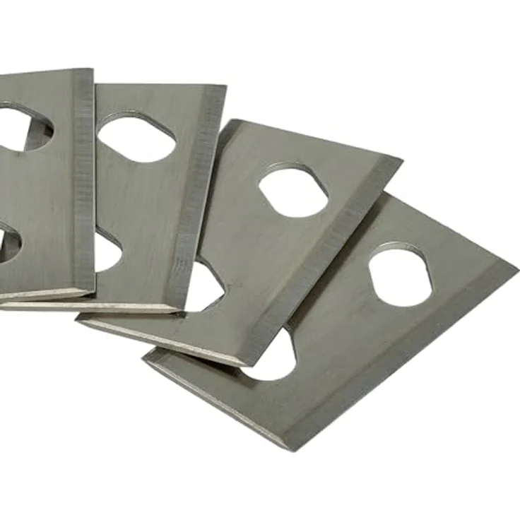 vhbw Rasenmähermesser Ersatz für Cub Cadet 122-105-603, 8 Stück, silber, Hochleistungsklingen aus Chrom-Carbon-Stahl, einfache Montage – Bild 5