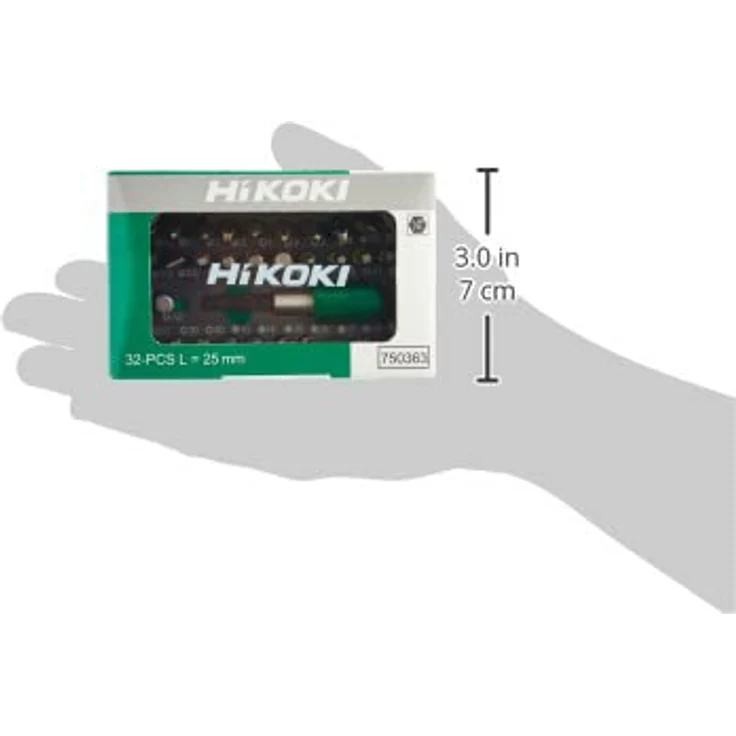 Hitachi 750363 Schraubendreher-Bits Set, 32 Stück Cranberry, langlebig und robust – Bild 5