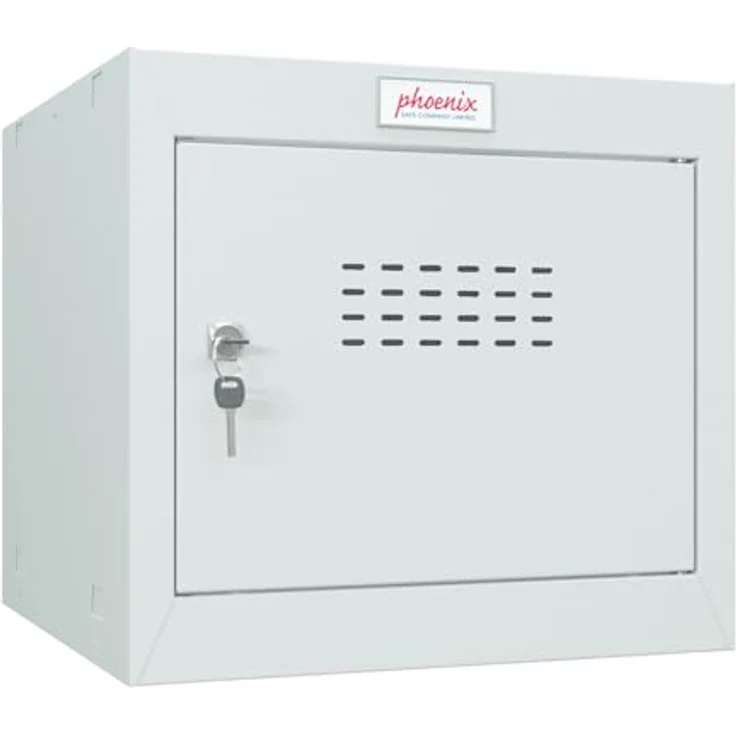 Phoenix Wertschutzschrank CL-Serie CL0344GGK, Würfel-Schließfach aus Stahl, BxLxH: 40x40x36,5 cm, diverse Farben – Bild 2