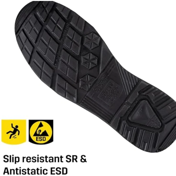 Safety Jogger ECOFITZ S1P LOW, Sicherheitshalbschuh mit Stahlkappe, GRS-recyceltes Material, atmungsaktiv, rutschfest – Bild 4