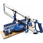 Wiltec Gehrungssäge 600 mm, Kappsäge für präzise Holzarbeiten, Schnittbereich -45° bis +45°, 110 mm/160 mm Schnittbreite, 120 mm Schnitthöhe