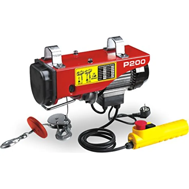 Mecafer 470102 Elektrischer Flaschenzug 100/200 kg