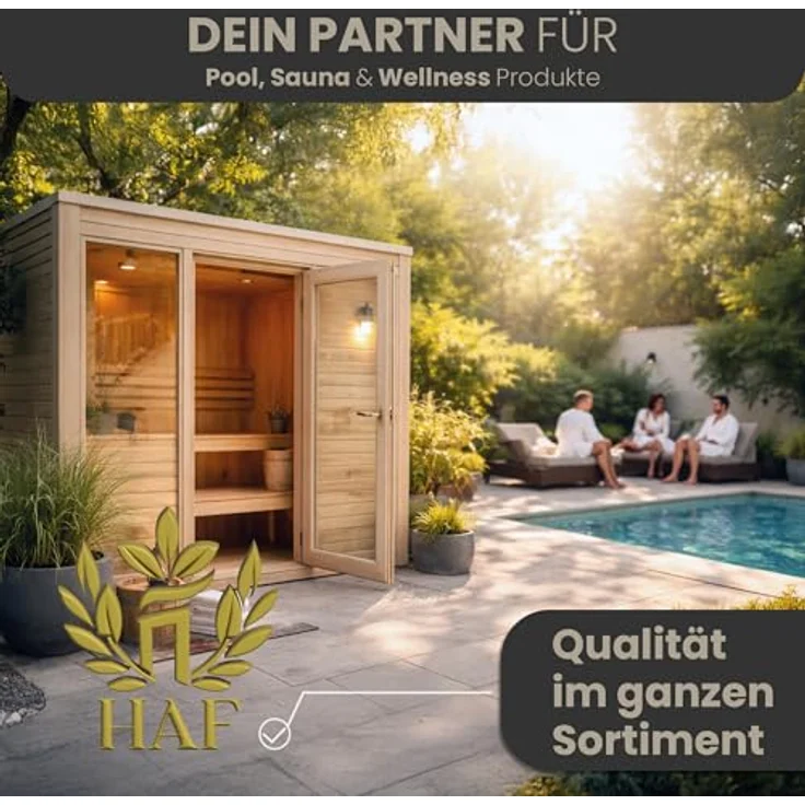 HAF Poolschlauch Ø 32mm, 1 Meter weißer Schwimmbadschlauch mit Trennmuffen, inkl. 2 Edelstahl-Schlauchschellen (25-40mm) - Made in Germany – Bild 8