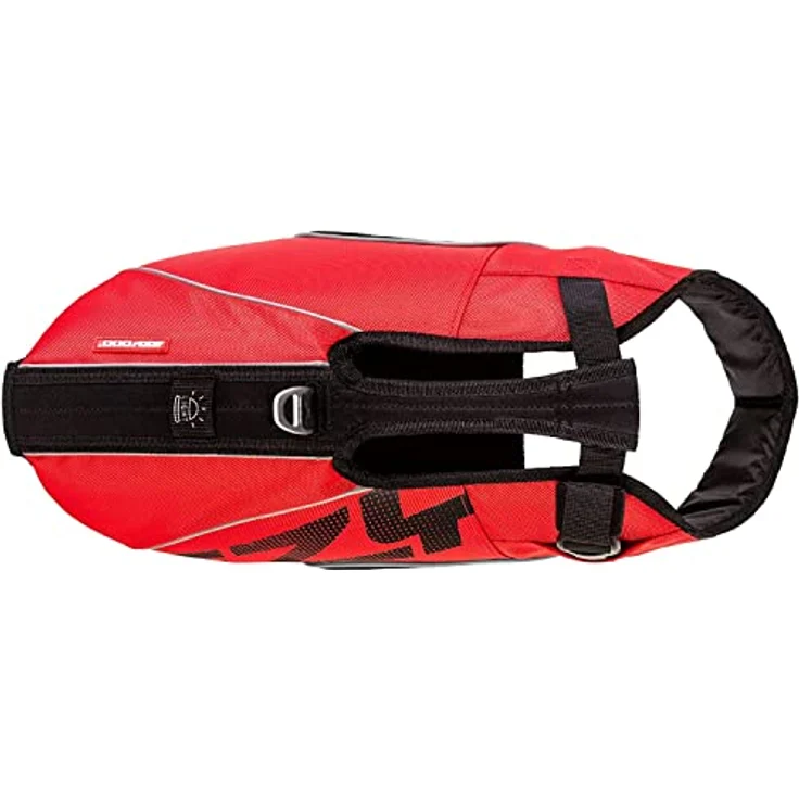 EzyDog Life Jacket X2 Boost, Hundeschwimmweste in Rot, Größe L für Hunde von 27-41kg mit ergonomischer Passform und reflektierenden Linien – Bild 8