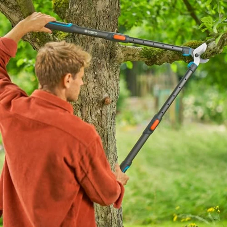Gardena Astschere TeleCut Pro L, teleskopierbare Astschere für frisches Holz, Qualitätsstahl, bis zu 900 mm verlängerbar – Bild 4
