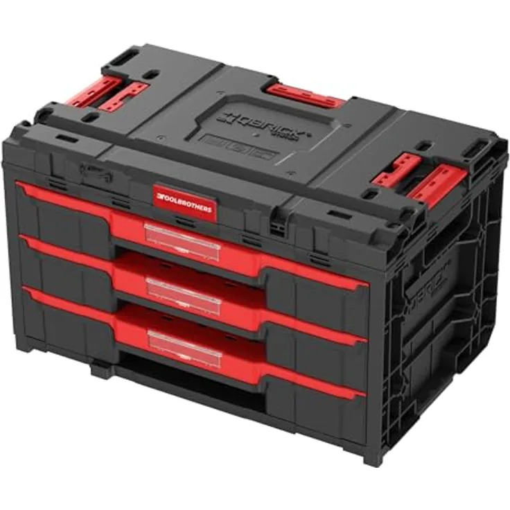 Toolbrothers RHINO XXL Drawer 3, Werkzeugkoffer mit 3 Schubläden, verstellbaren Trennwänden und IP66 Schutzklasse