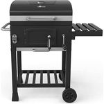 Holzkohlegrill "CALGARY" von El Fuego® | inkl. "Rost-in-Rost"-System | Grillrost aus Gusseisen | Tresordesign | inkl. Flaschenöffner | Grill BBQ | AY 3722