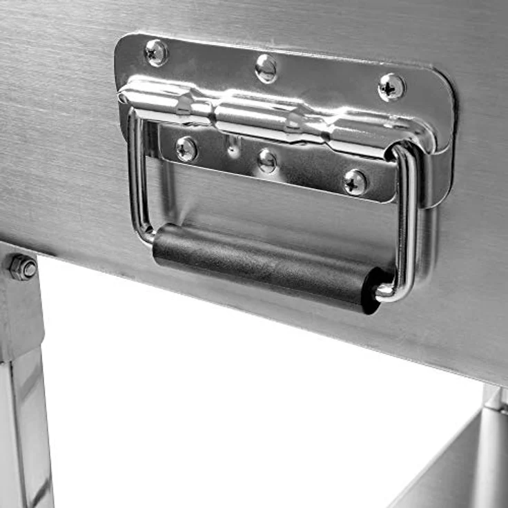 BBQ-Toro Grilltisch mit elektrischem Spiessdreher und Grillrost | Edelstahl Grill mit Drehspiess Aufsatz 9 Spießen Grillrost und Motor | mit Netzstecker und USB – Bild 5