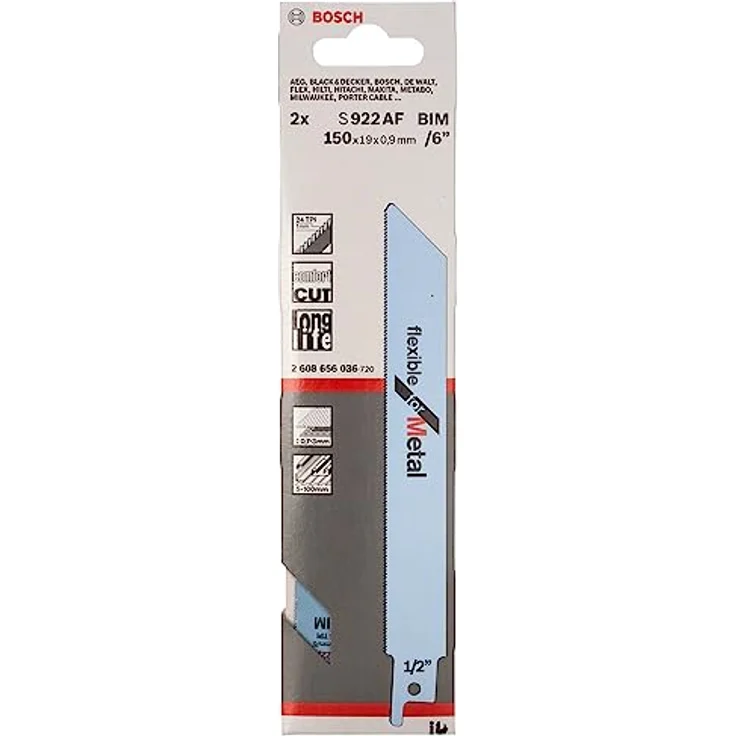 Bosch Professional Zubehör 2 608 656 013 Säbelsägeblatt S 922 AF - Preisvergleich – Bild 2
