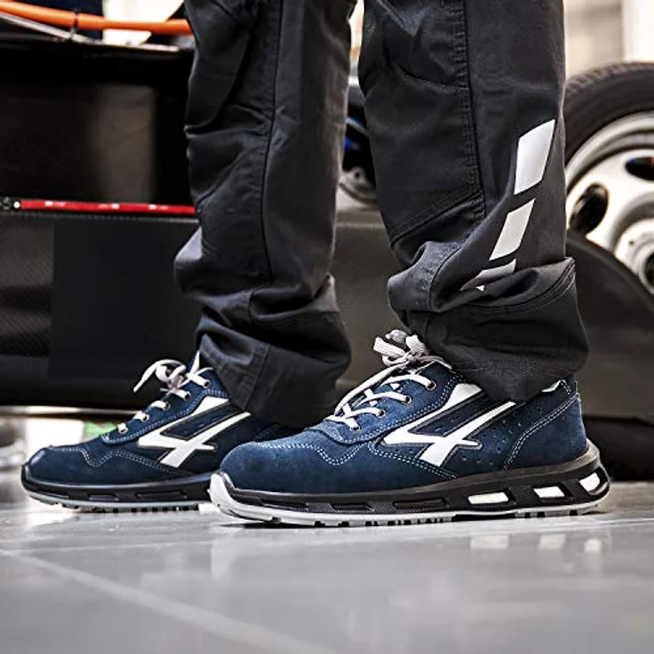 NORDWEST Sicherheitsschuh Emotion, Gr. 40, schwarz, Leder, S1P SRC EN20345, mit Aluminium-Airtoe und nicht-metallischem Durchtrittsschutz – Bild 2