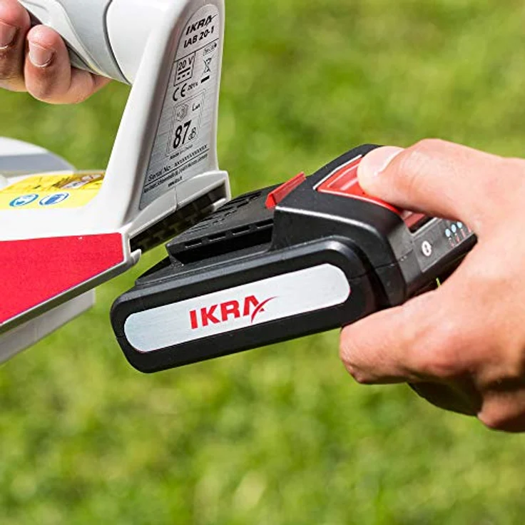 IKRA 20V 2,0Ah Li-Ion Akku Typ LI 22, Ersatzakku für Gartengeräte mit LED-Display – Bild 2