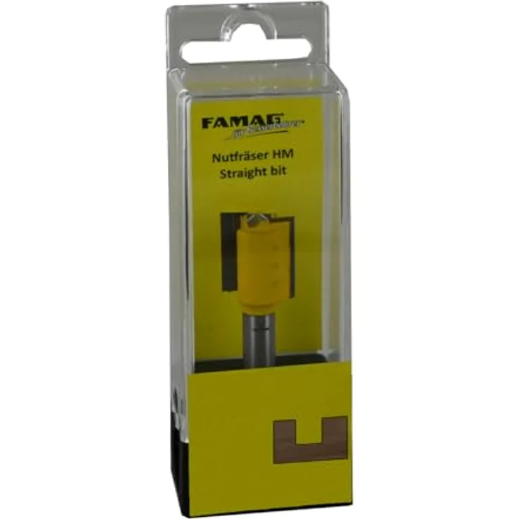 FAMAG Nutfräser HM 10x20x51mm, Schaft 8mm - 3107.810 – Bild 4