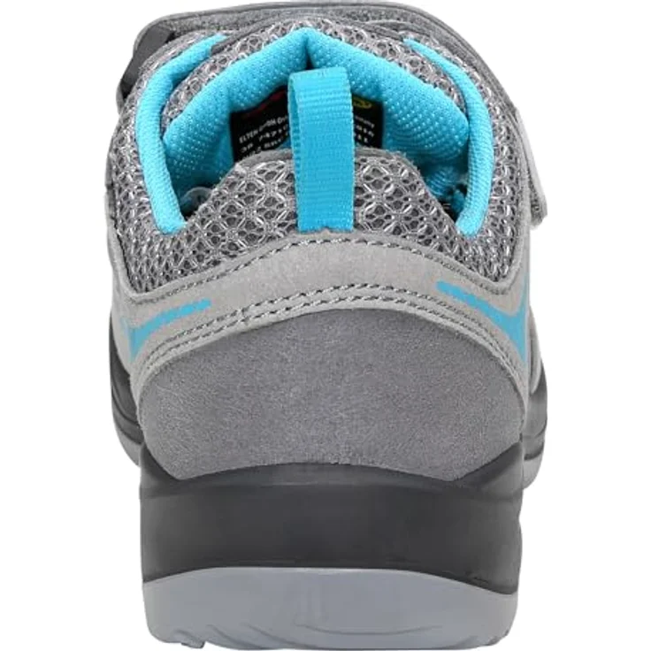 ELTEN MILA aqua Easy ESD S1 74710 Damen Sicherheitssandale, Stahlkappe, grau/türkis – Bild 5
