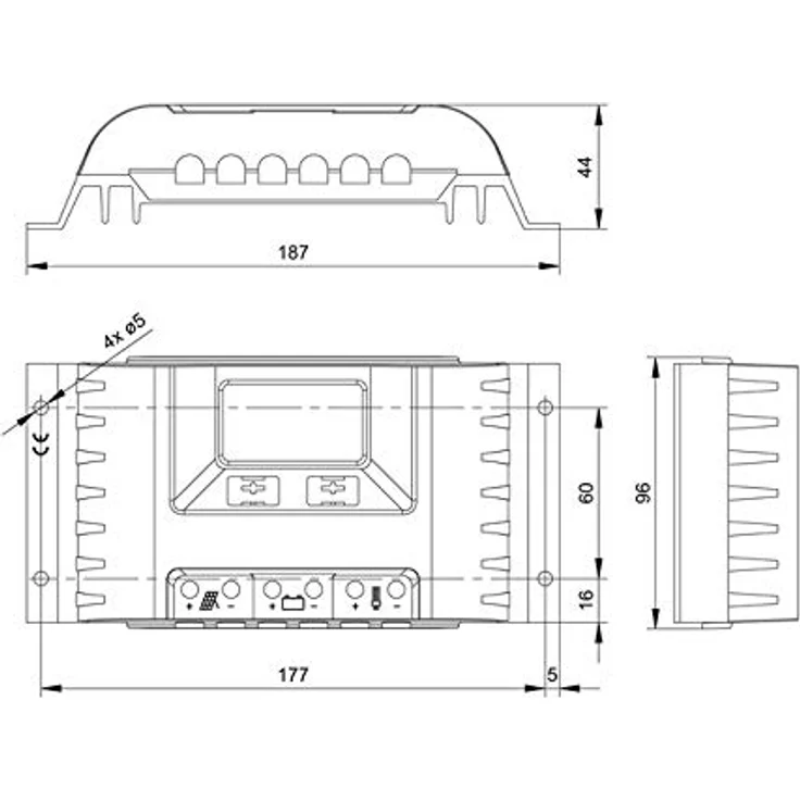 STEGA PR3030 3030 Solarladeregler mit LCD Display und Lastausgang für 12 V Verbraucher bis 30 A, Made in Germany – Bild 2
