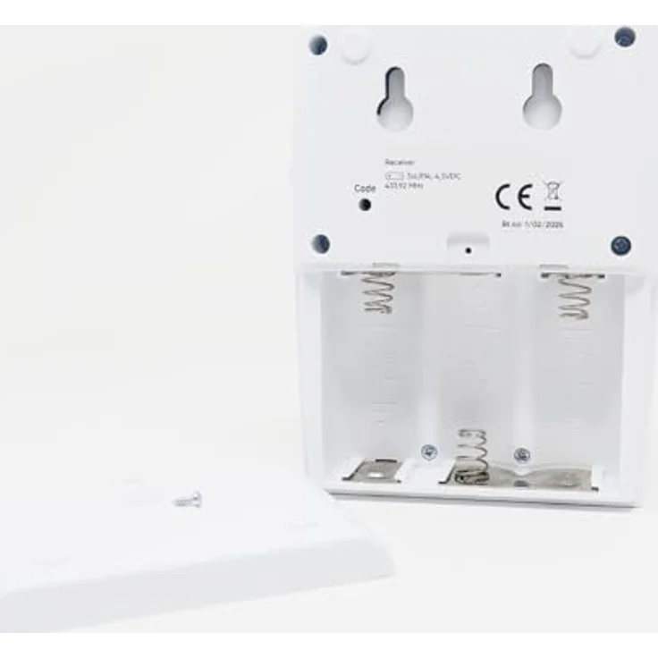 Orno Bewegungsmelder Ladenglocke/Durchgangsmelder IP44, 2x PIR-Sensor, weiß, 90dB Lautstärke, Reichweite bis 120m – Bild 3