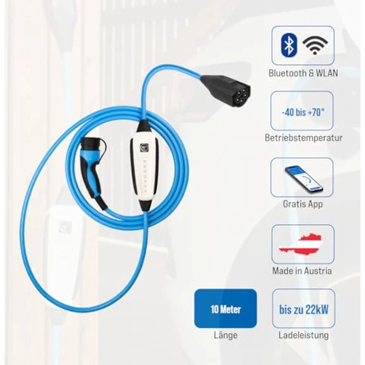 NRGkick Elektroauto Ladestation, Pure Ladeeinheit (Typ 2, 22 kW, 32 A, Typ 2) – Bild 2