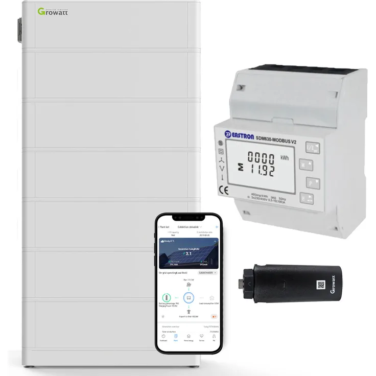 Growatt ARK 15.3kWh, Hochvolt-Solarspeicher-Set für Growatt MOD TL3-XH Serie, modulare Erweiterbarkeit, 0% MwSt §12 III UStG