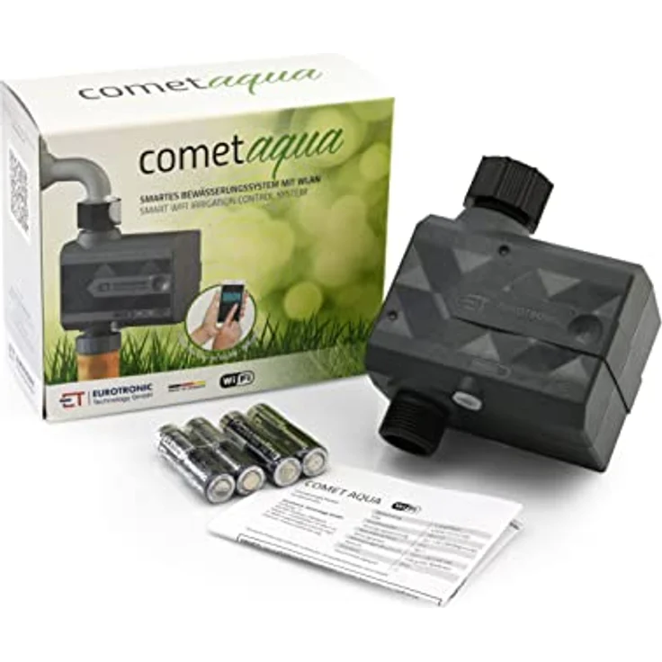 Eurotronic Comet Aqua, WLAN-Bewässerungscomputer (Bewässerungssystem mit Zeitschaltuhr, Frost- und UV- Schutz, App gesteuerte Bewässerung für den Garten, Bewässerungssystem Garten) – Bild 5