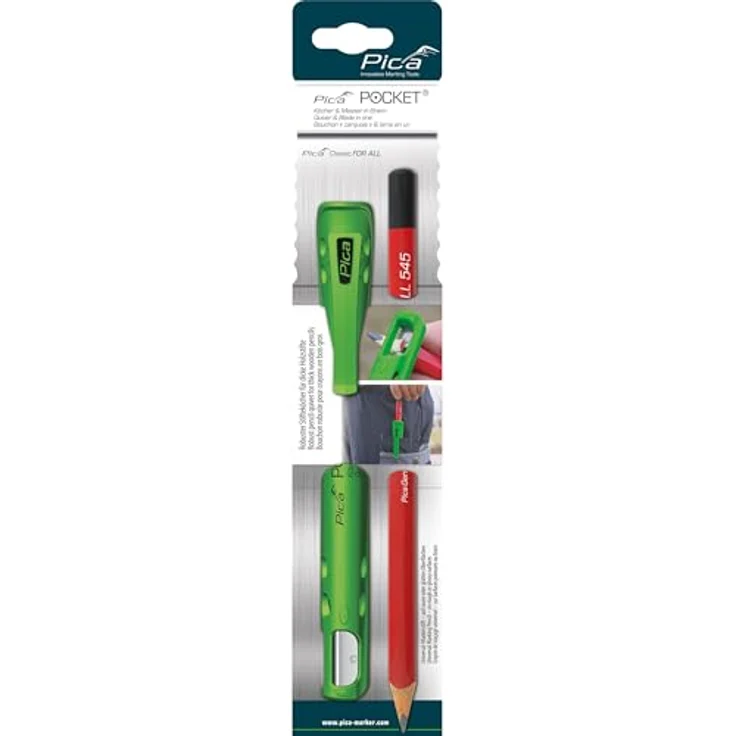 Pica Pocket 505 Köcher & Messer Stiftköcher mit genialer Klemmfunktion, inkl. Stift FOR ALL – Bild 1