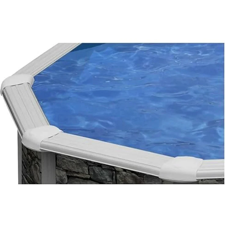 Gre Schwimmbadfolie oval 5,00 x 3,00 x 1,32 m blau, PVC-Liner mit UV-Schutz – Bild 4