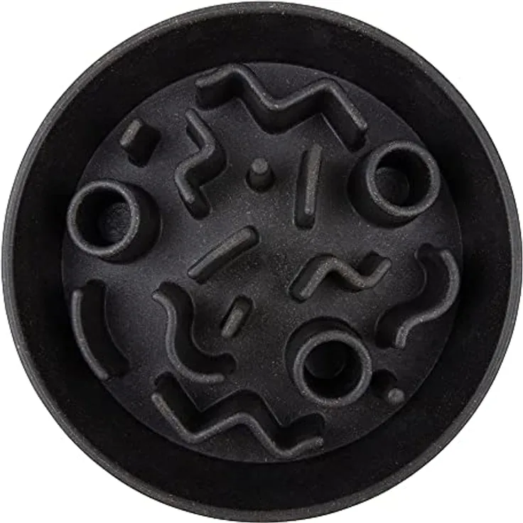 District 70 Bamboo Dog Slow Feeder, 21 cm, Dark Grey