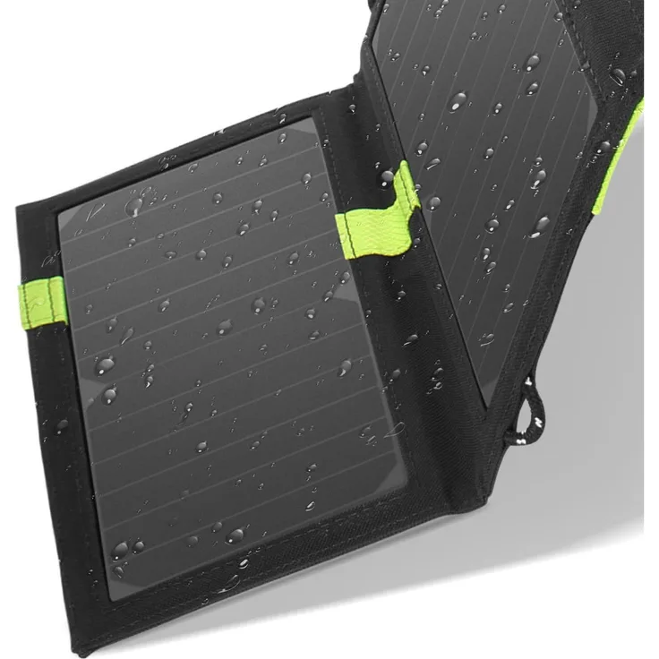 Avizar Faltbares Solarpanel, Solarladegerät (20 W, 0.83 kg), wasser- und staubdicht, zwei USB-Ports, hohe Umwandlungsrate 22–25 %