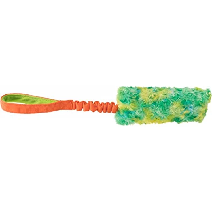 Trixie Bungee Fun, Tierspielzeug Plüsch/Stoff mit Ruckdämpfer, blau – Bild 1