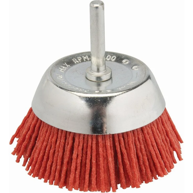 Silverline Drahtbürste mit Siliziumkarbid-Schleifkörnern, 6 mm Schaftdurchmesser für Holz und Metall