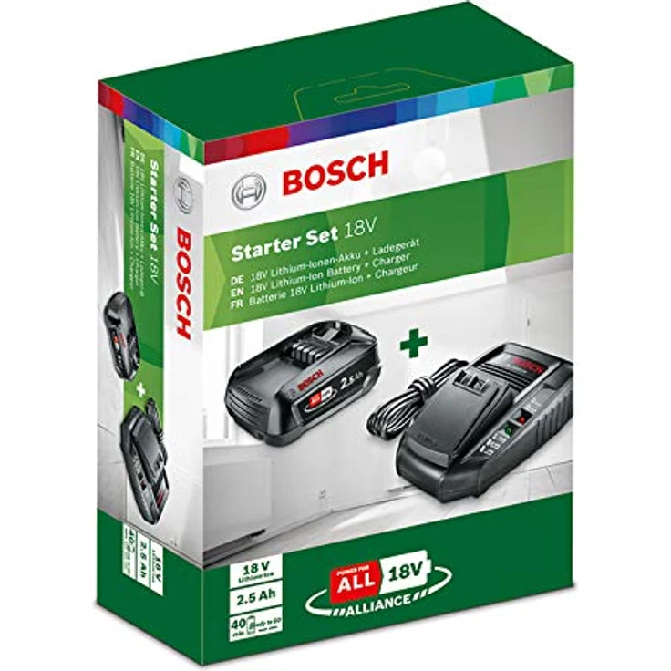 Bosch Werkzeugakku 18 V / 2,5 Ah Ladegerät, Starter-Set – Bild 6