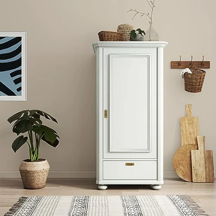 MissPompadour Holzfarbe Weiß mit Charakter, 2,5L seidenmatte Möbelfarbe für Innen & Außen, witterungsbeständig, hohe Deckkraft, geruchsarm – Bild 6