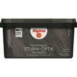 Alpina Effektfarbe Farbrezepte STURM-OPTIK anthrazit 1 L